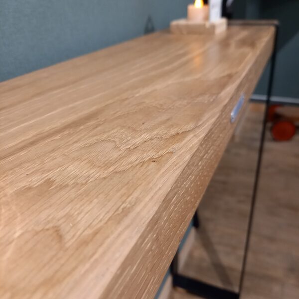 Console - détail veine du chêne